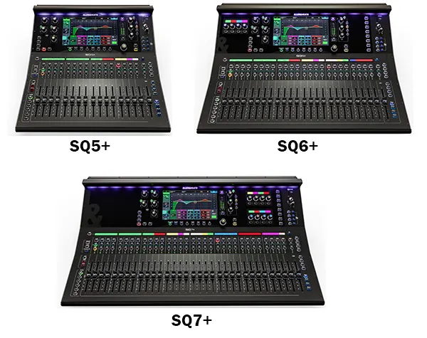 Allen & Heath SQ+ Series Mixers