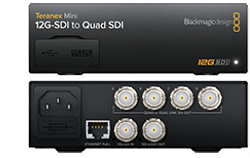Blackmagic Teranex 12G-SDI to Quad SDI