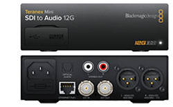 Blackmagic Teranex SDI to Audio 12G