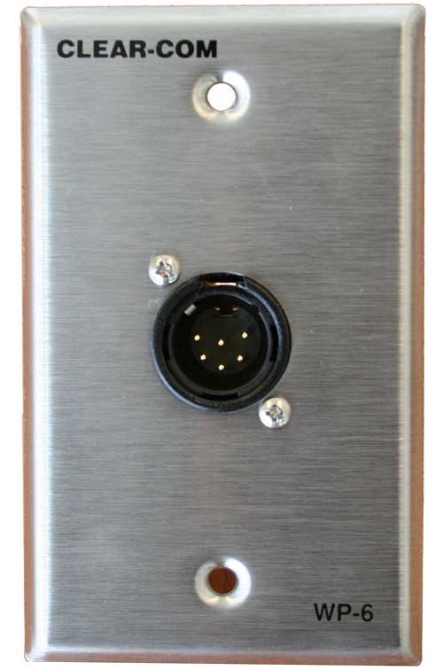 Clear-Com WP-6 Wall Plate