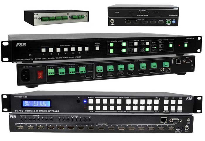 FSR Video Switchers and Scalers