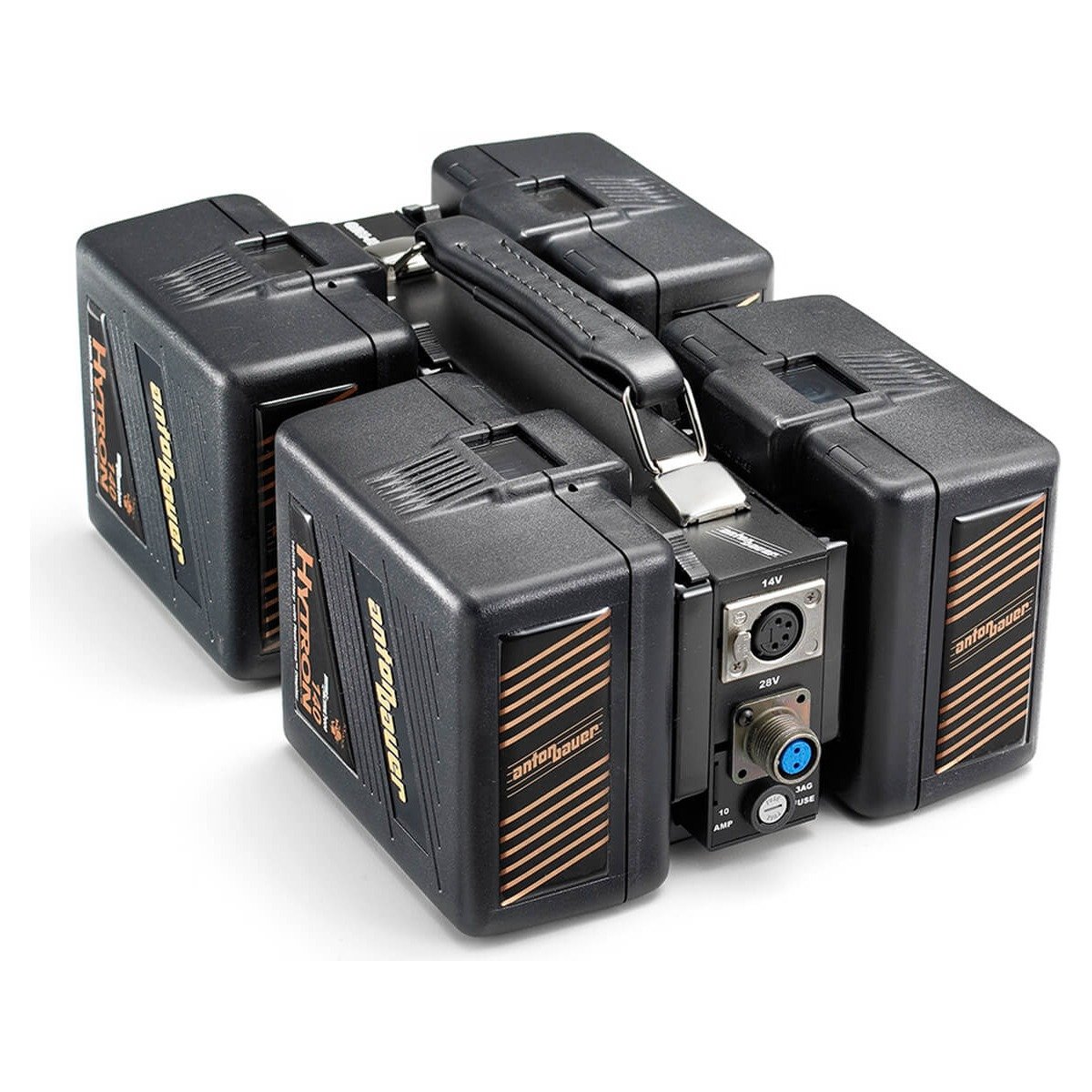 Anton Bauer QBH-HD Quad Battery Holder - view 2