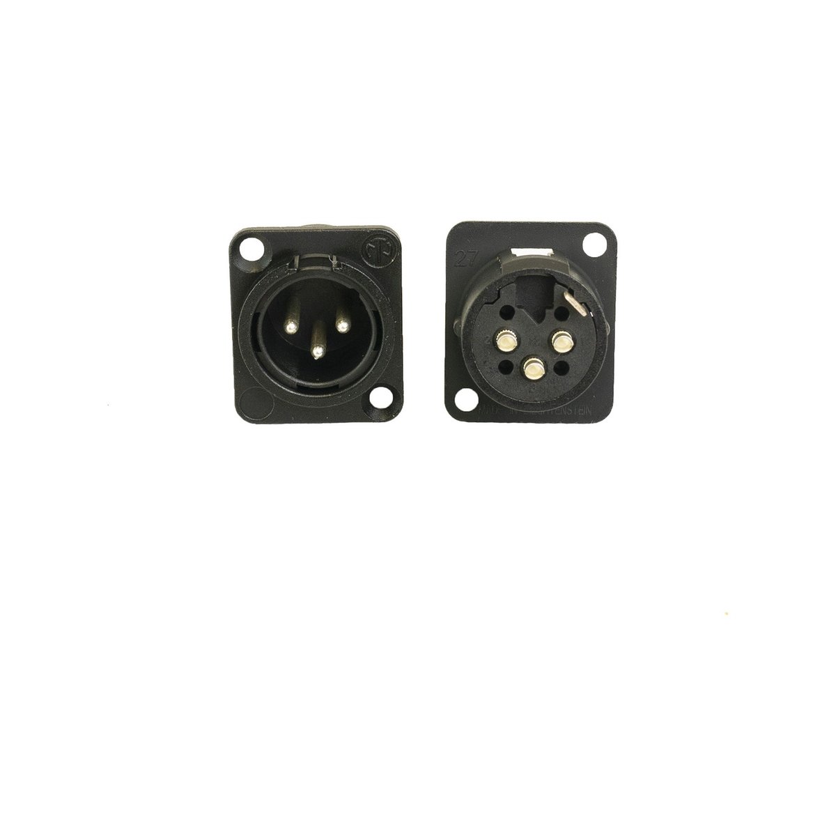 AceBackstage C-15103 Male XLR 3-Pole Metal Solder Termination