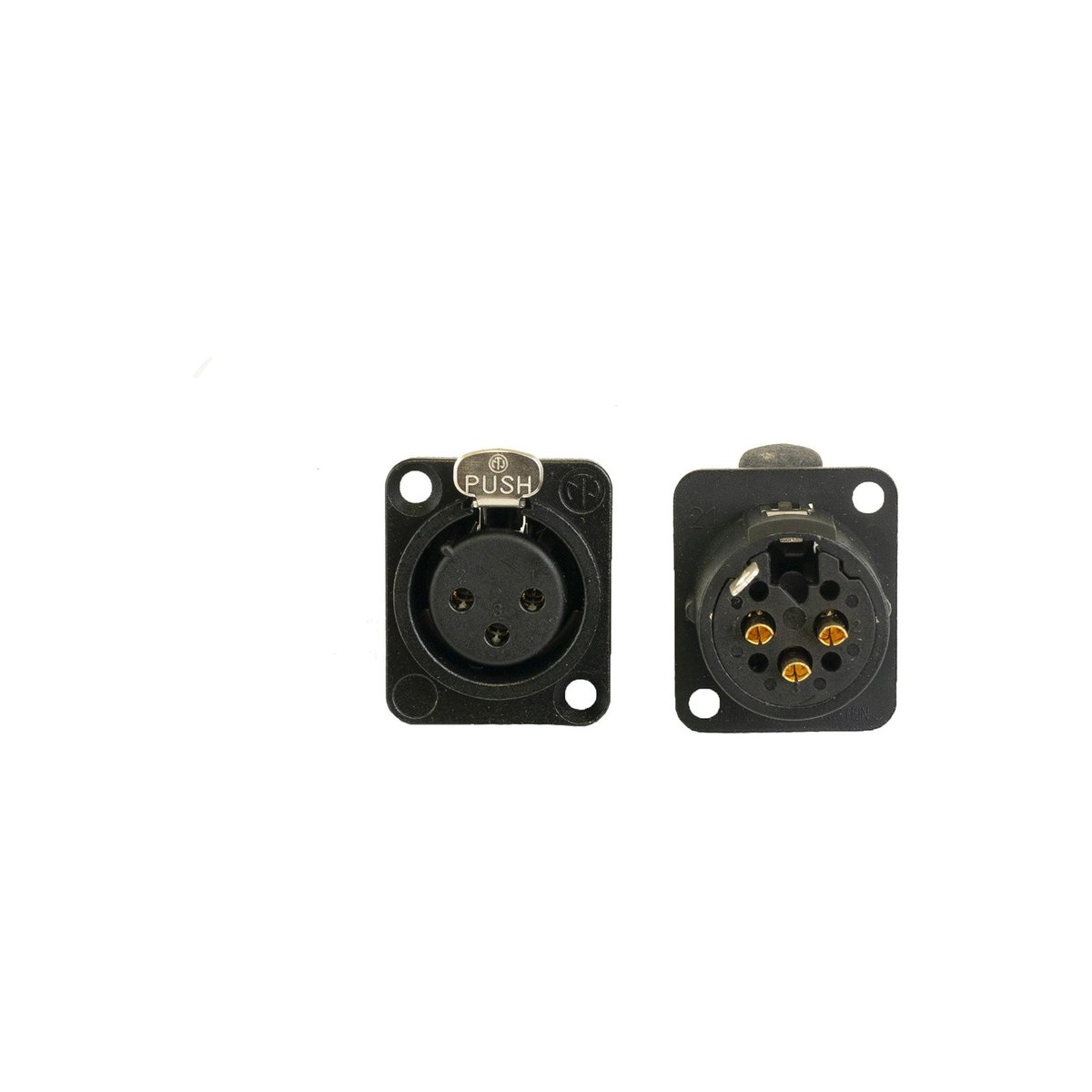 AceBackstage C-15119 Female XLR 3-Pole Gold Contacts Solder Termination