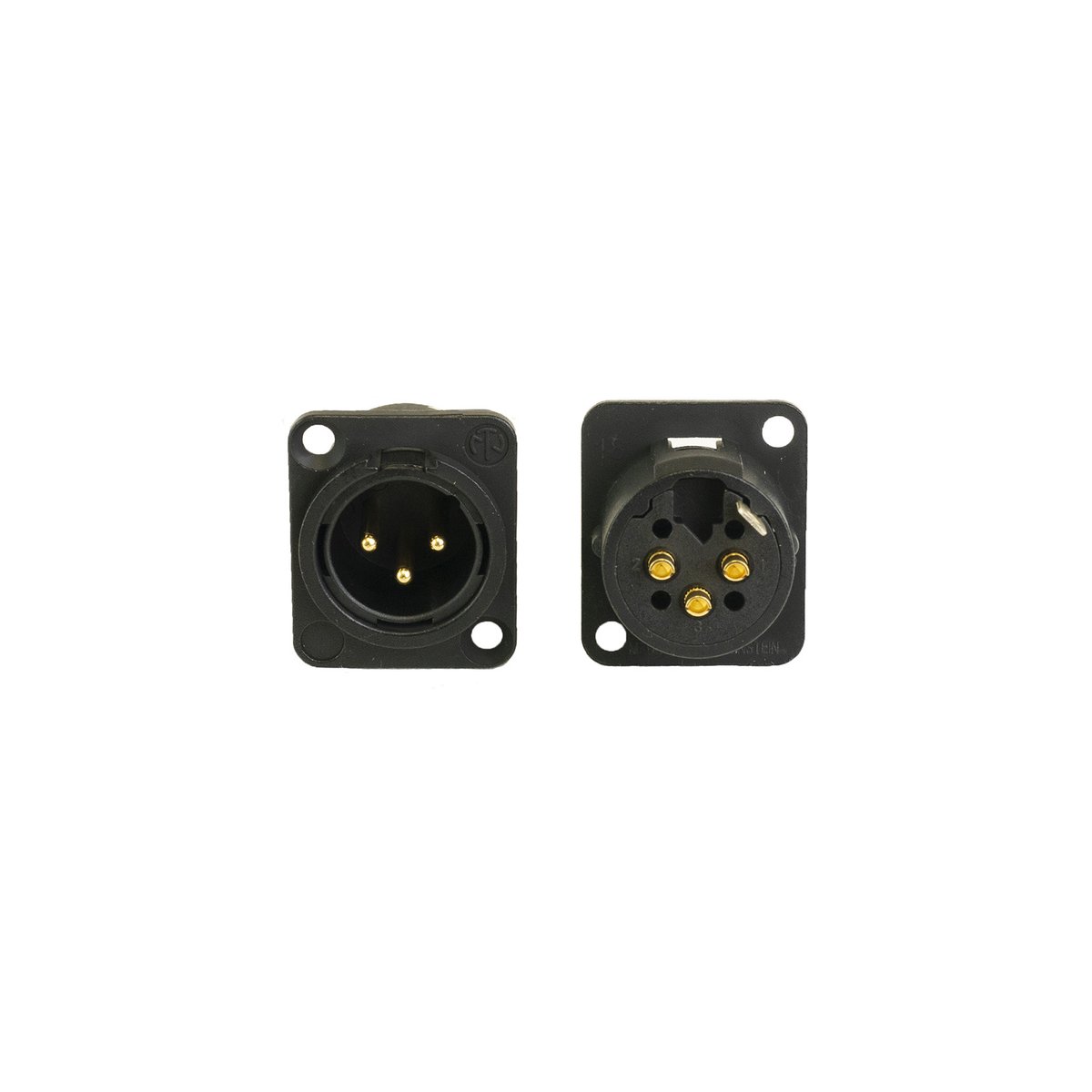 AceBackstage C-15120 Male XLR 3-Pole Gold Contacts Solder Termination product image
