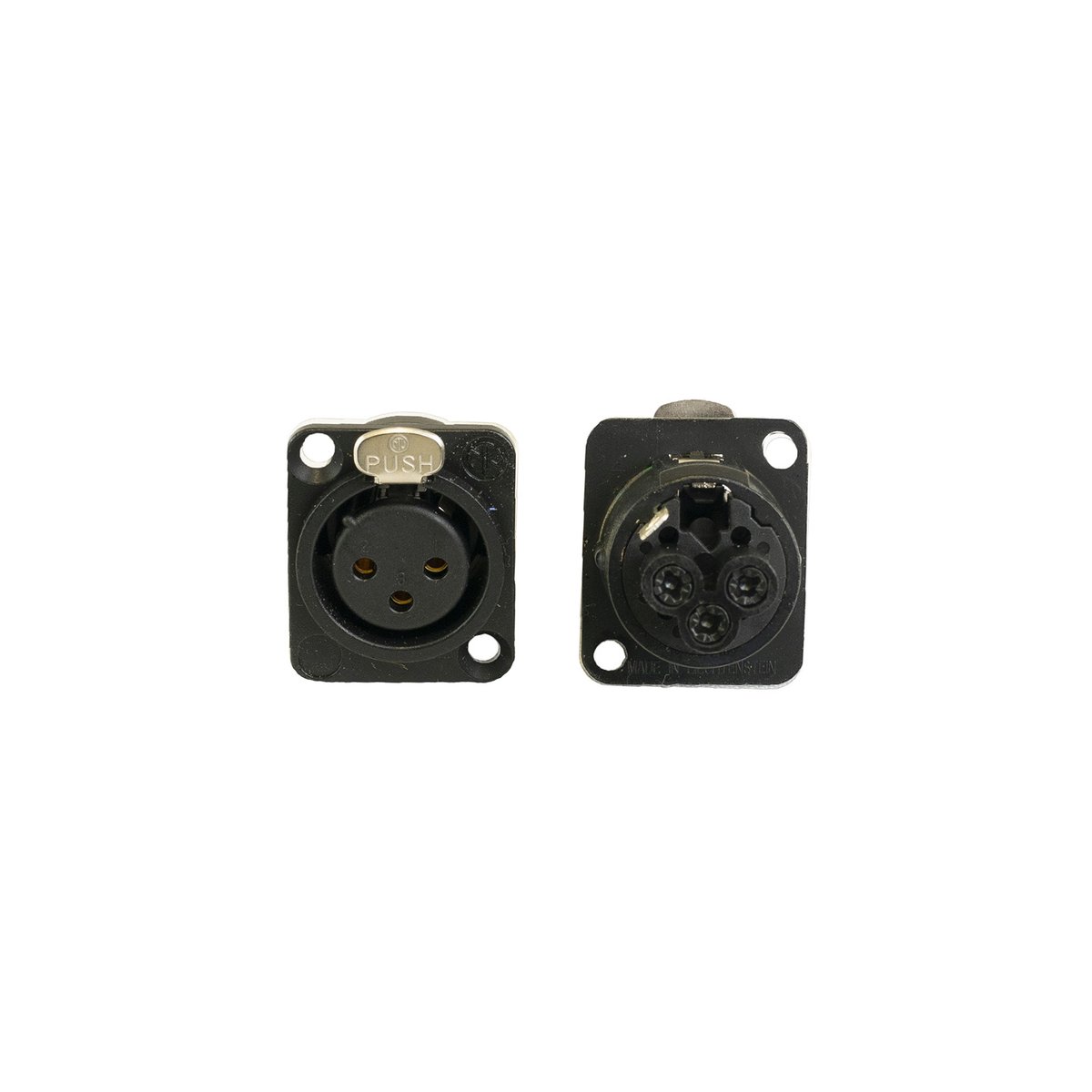 AceBackstage C-15128 Female XLR 3-Pole Gold Contacts Screw Termination