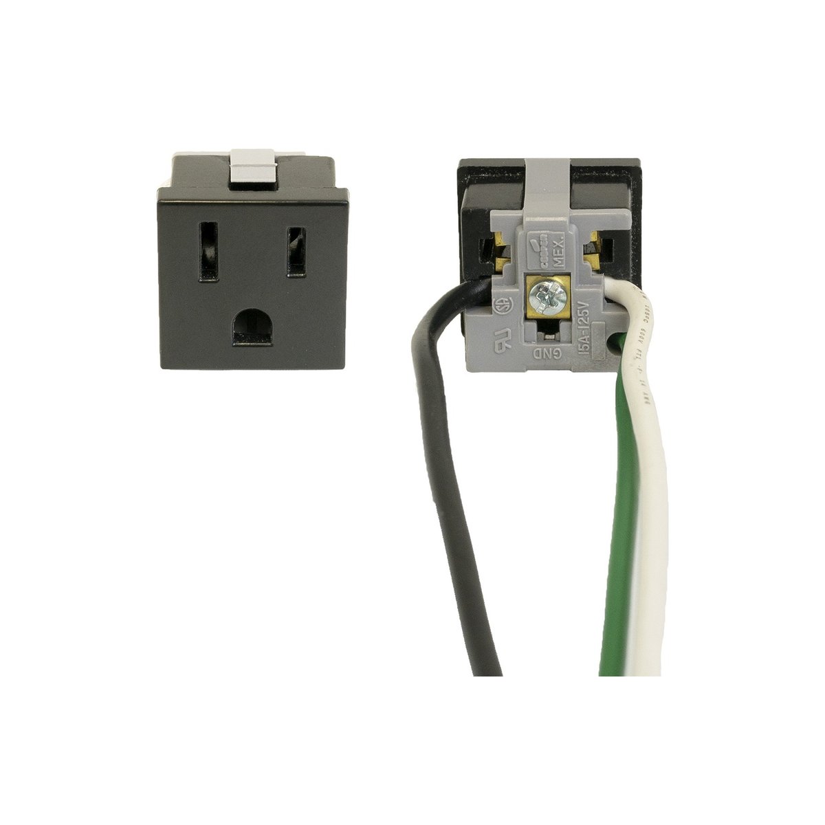AceBackstage C-90136 Single Receptacle Snap-In