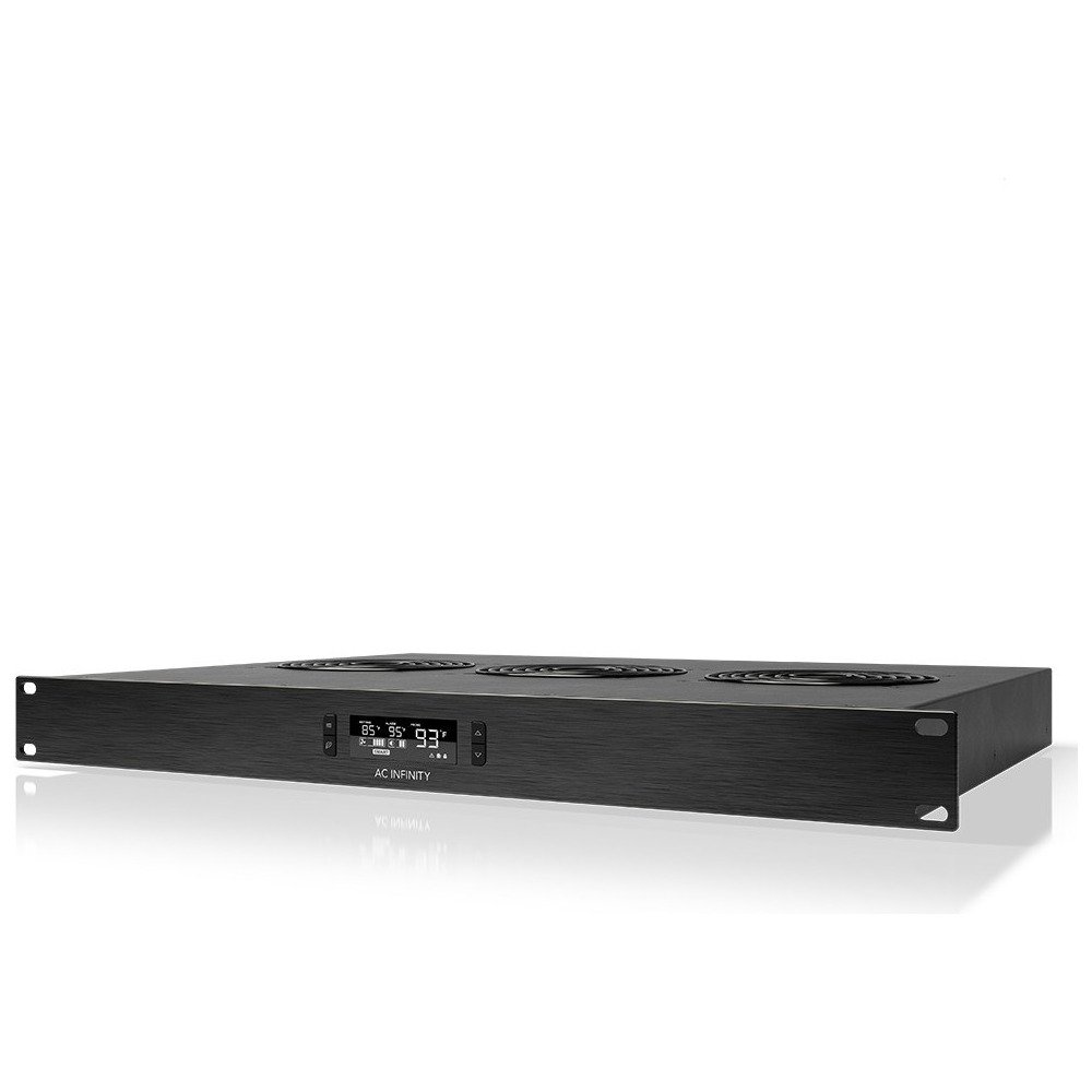 AC Infinity CLOUDPLATE T2 1U Top-Exhaust Rack Fan System