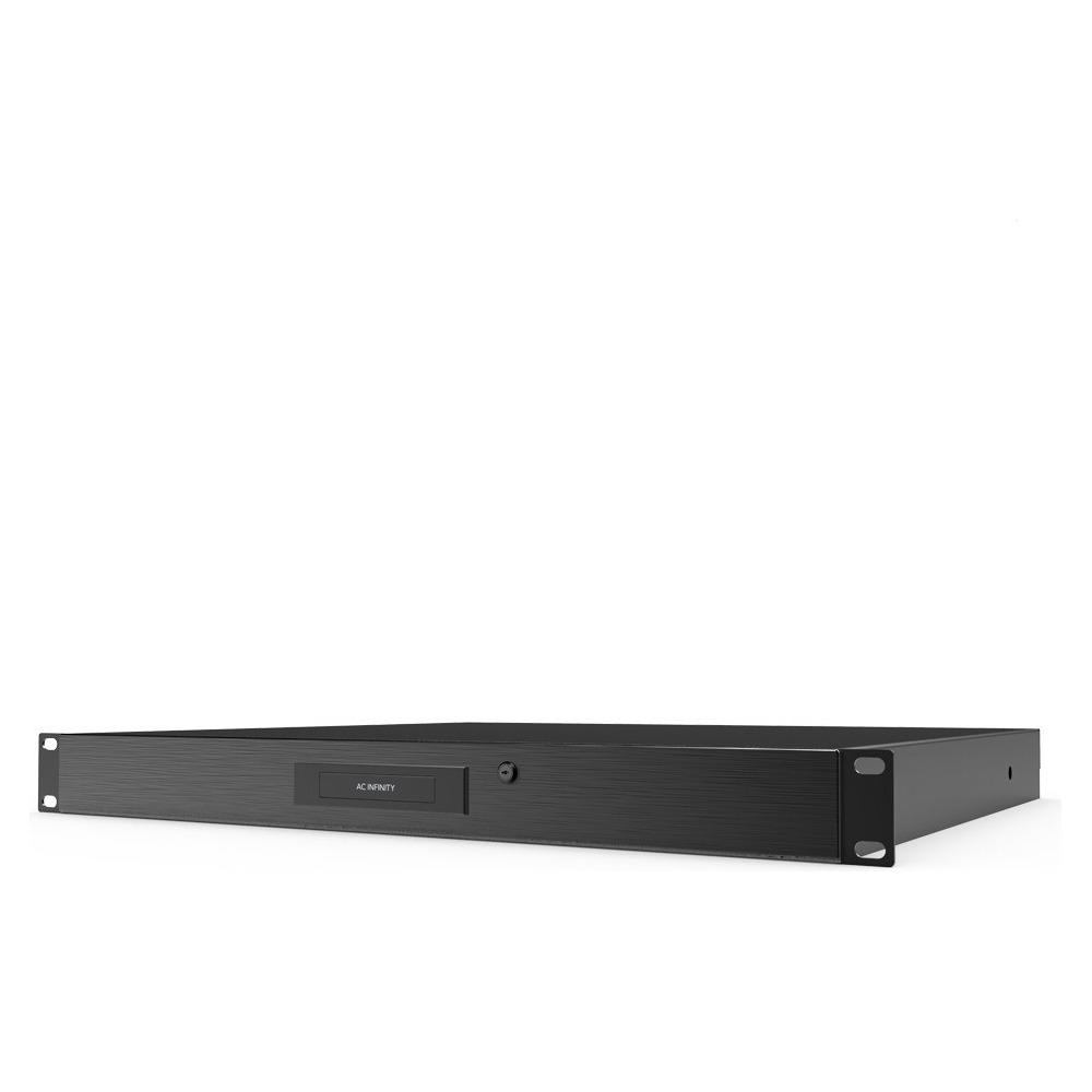 AC Infinity 1U Heavy-Duty Rack Drawer with Aluminum Faceplate