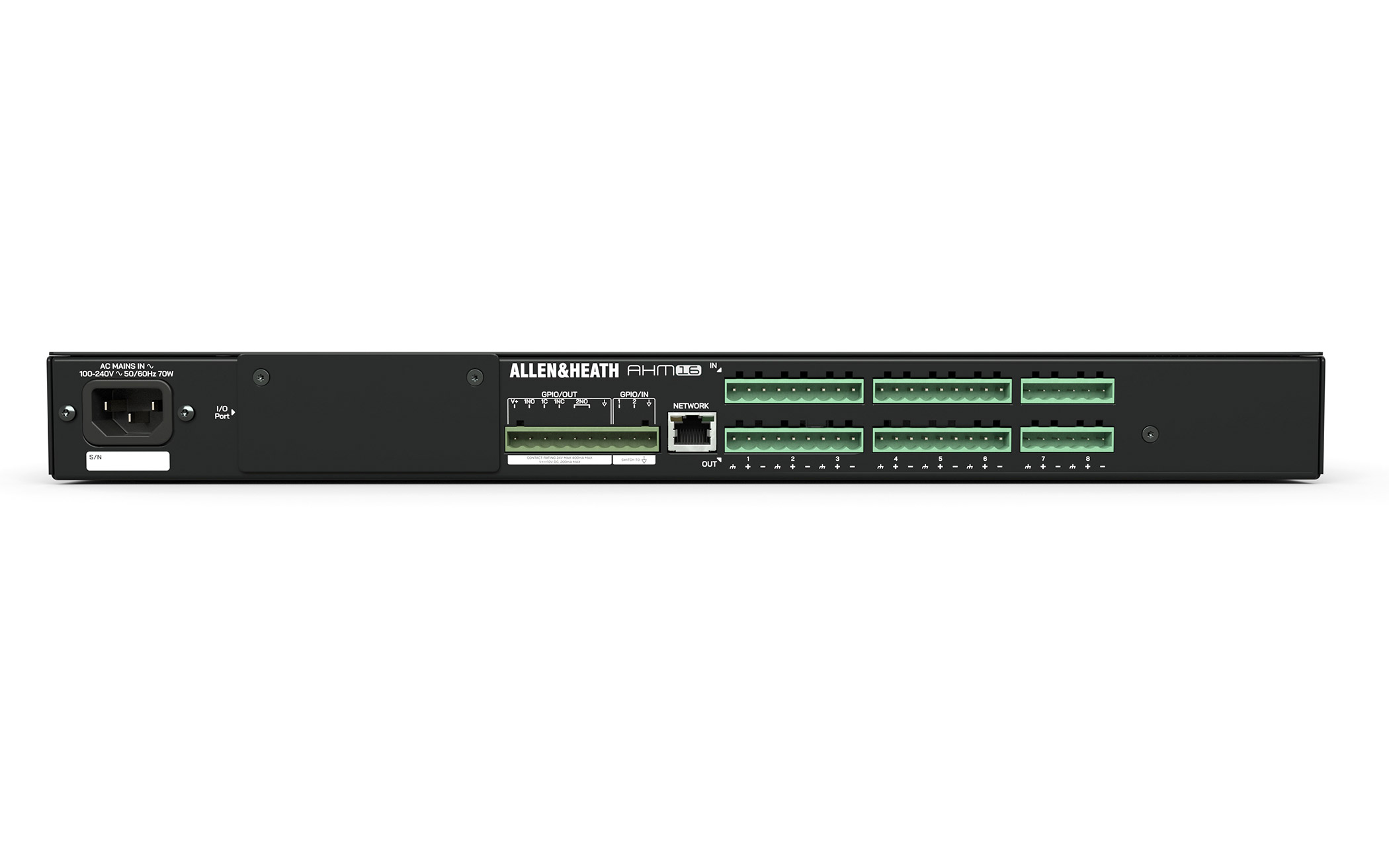 Allen & Heath AHM-16 and AHM-32 Audio Matrix Processor - view 3