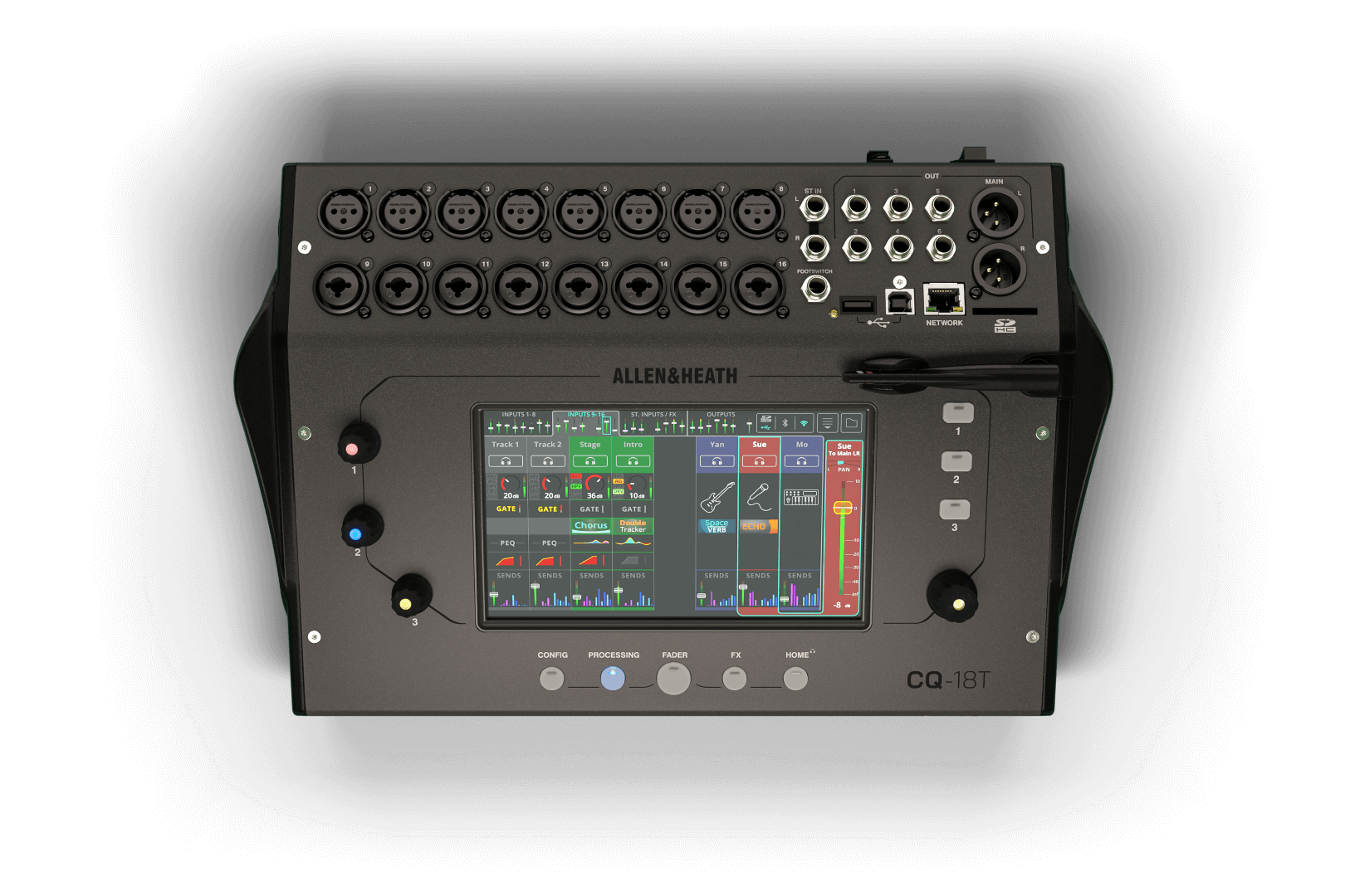 Allen & Heath CQ-18T Digital Mixer - view 2