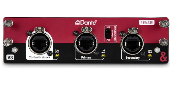 Allen & Heath M-DL-DANTE128 Network Interface Card Dante network interface card for dLive and Avantis