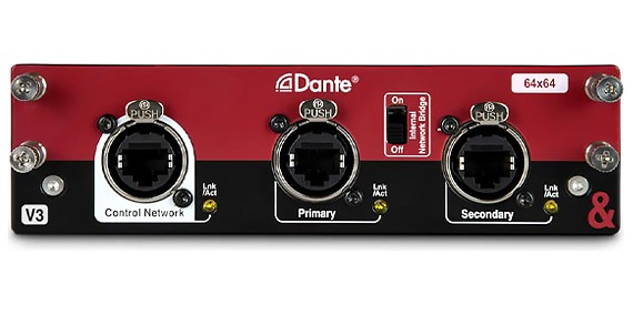 Allen & Heath M-DL-DANTE64 Network Interface Card Dante network interface card for dLive and Avantis