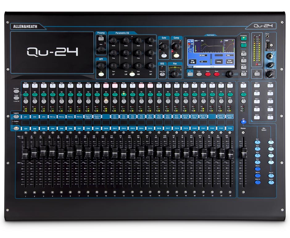 Allen & Heath Qu-24 Digital Mixer - view 2
