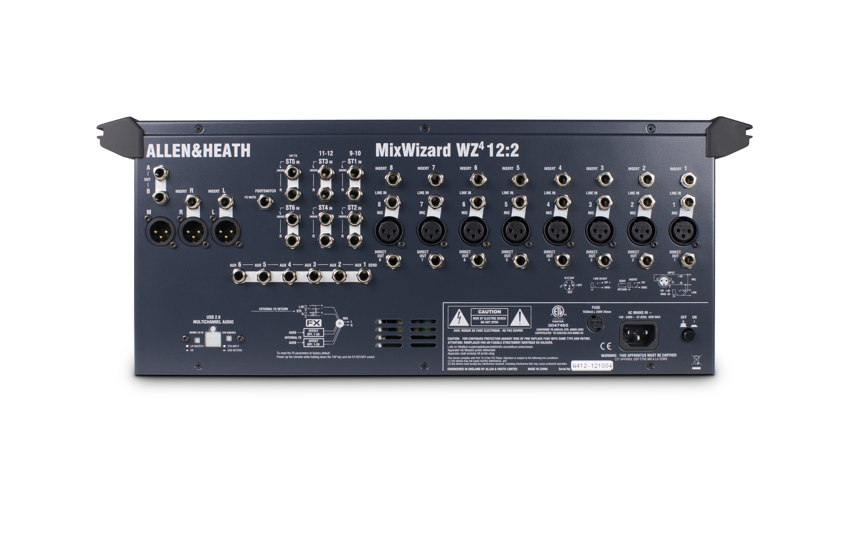 Allen & Heath WZ4 12:2 Analog Mixer - view 5