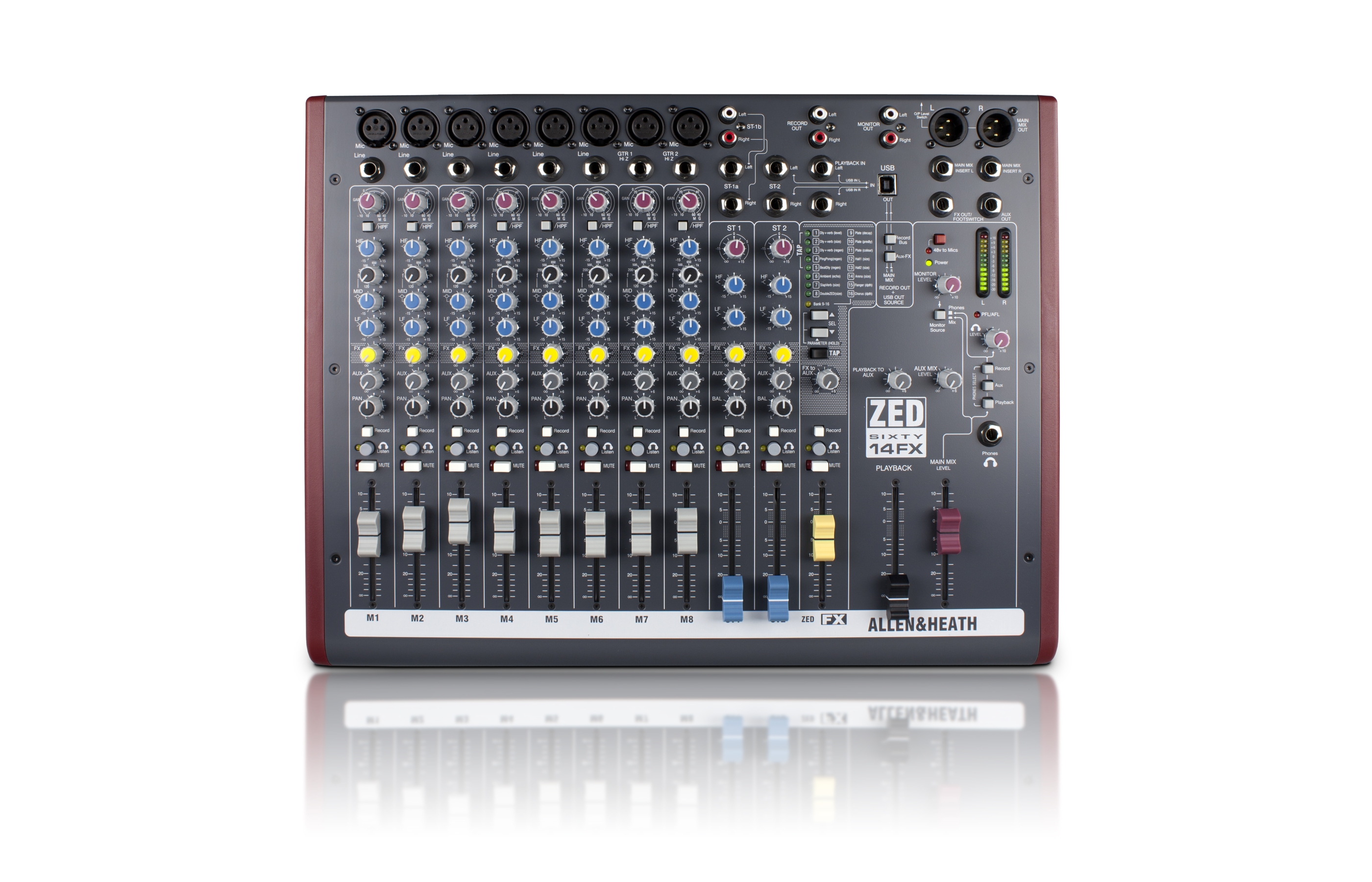 Allen & Heath ZED60-14FX Mixer - view 2