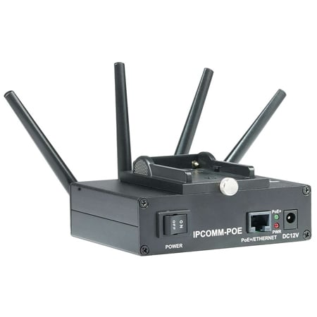 AIDA IPCOMM-POE Portable Wireless Video Transmitter with PoE+ Injection / NPF Battery Support