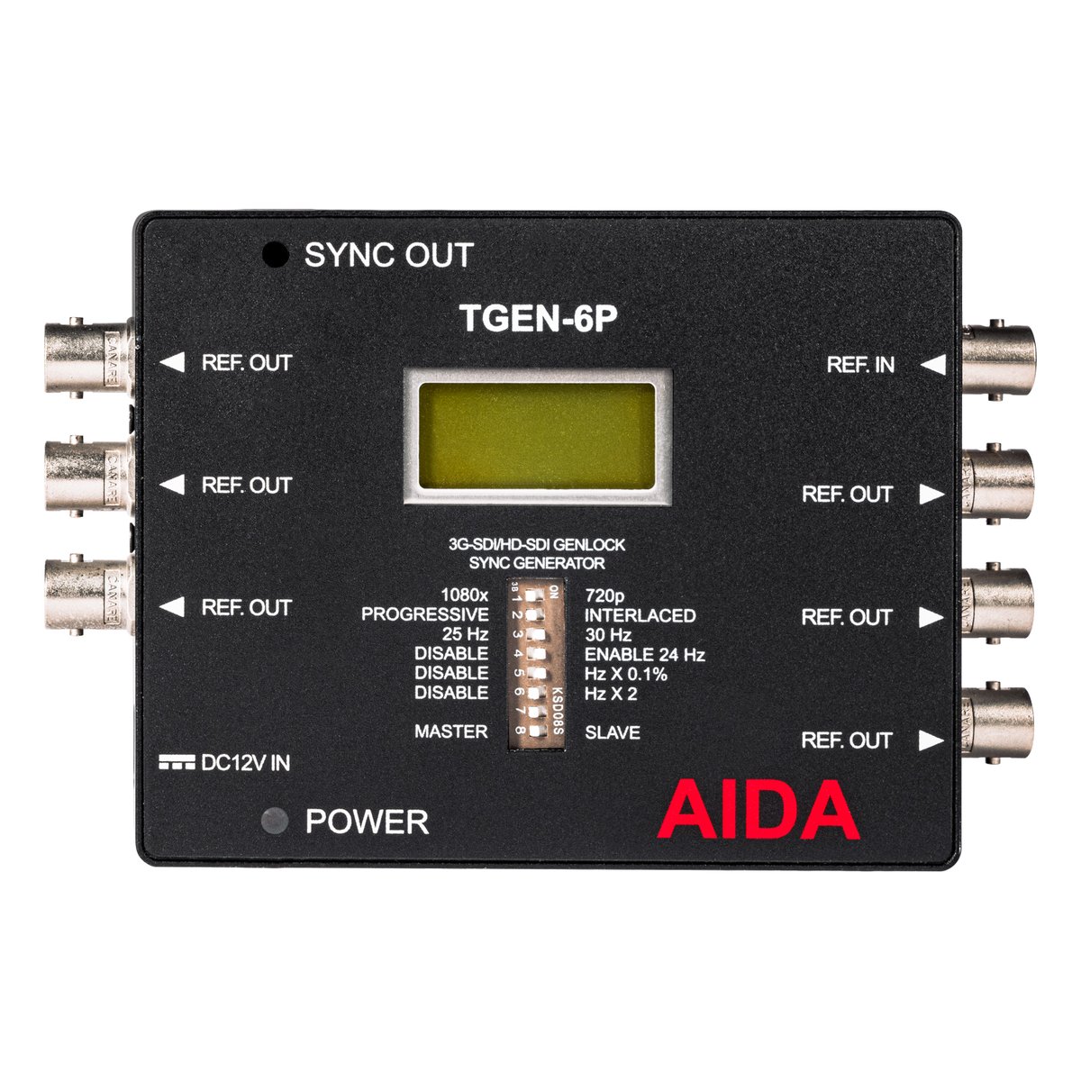 Aida Imaging AIDA TGEN-6P 3G-SDI/HD-SDI Tri-Level Genlock Sync Generator - view 2