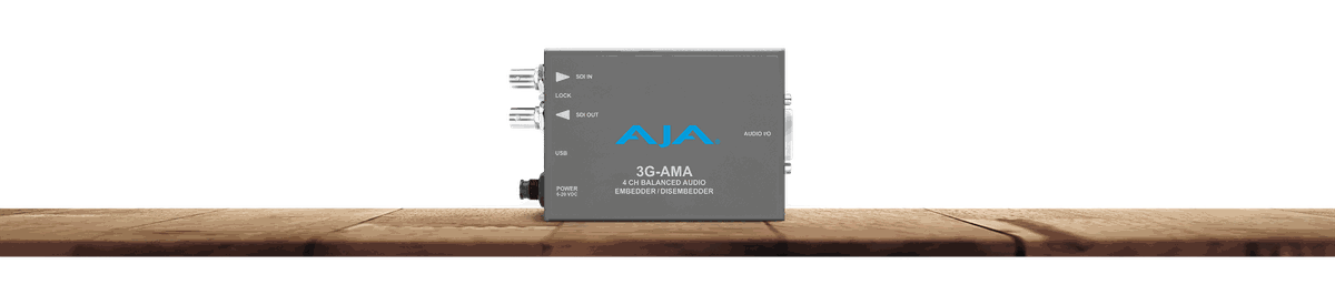 AJA 3G-AMA 3G-SDI Analog Audio Embedder and Disembedder - view 3