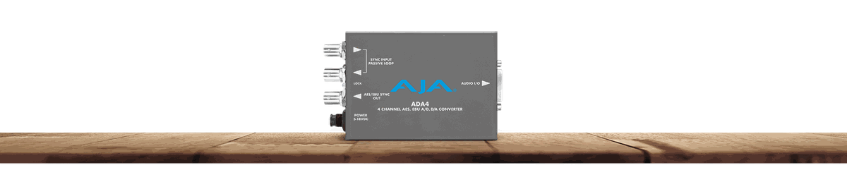 AJA ADA4 4-channel Bidirectional Audio A/D And D/A Converter - view 2