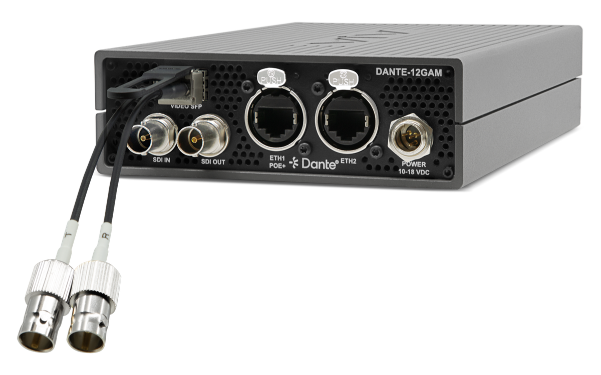 AJA BNC-TR-12G Dual BNC 12G Coax Transceiver SFP