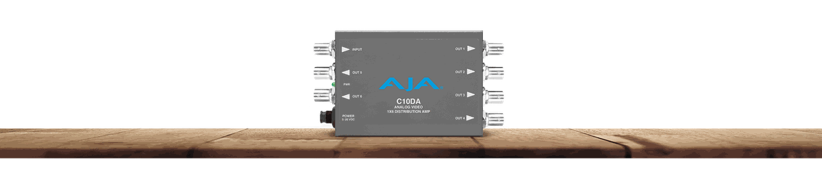 AJA C10DA 1x6 Analog Video Distribution Amplifier - view 2