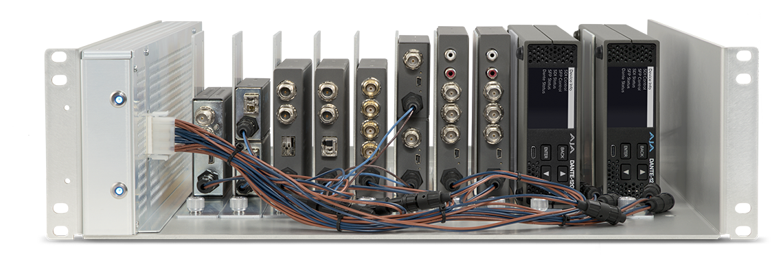 AJA DRM2-Plus 3RU Rack Frame for Mini-Converters - view 2