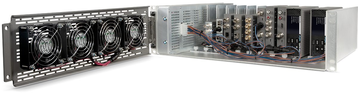AJA DRM2-Plus 3RU Rack Frame for Mini-Converters