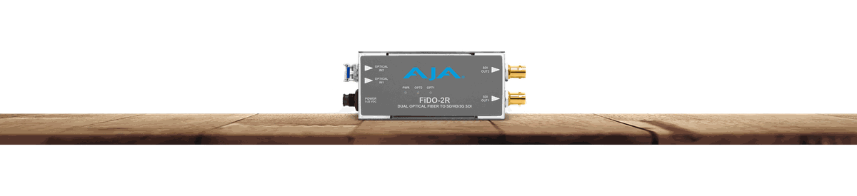 AJA FIDO 2R Two-channel Single-mode LC Fiber Receiver - view 2