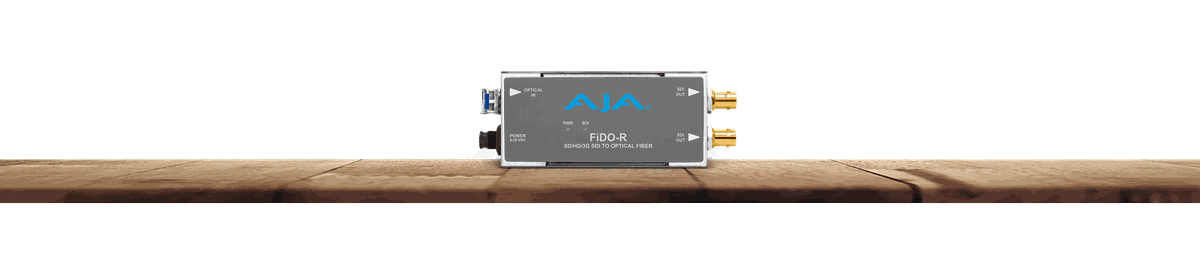 AJA FIDO R Single-mode LC Fiber To 3G-SDI Receiver - view 2