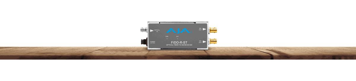AJA FIDO R ST Single-mode ST Fiber Receiver - view 2