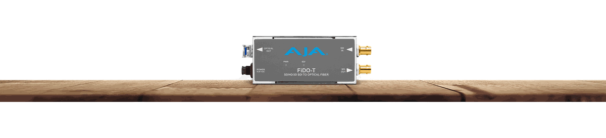 AJA FiDO-T 1-Channel 3G-SDI to Single-Mode LC Fiber Transmitter - view 2