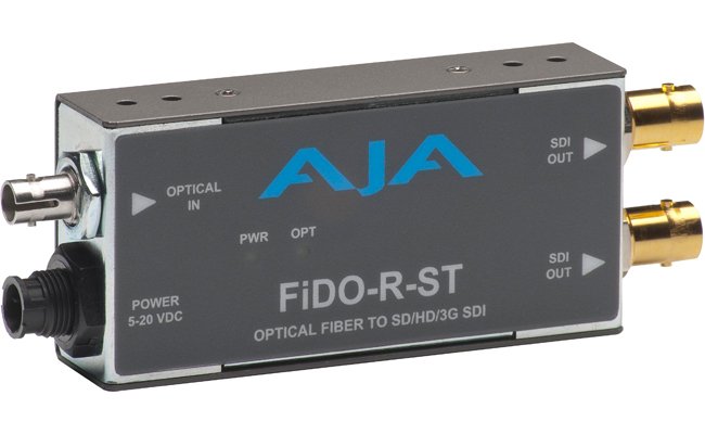 AJA FIDO R ST Single-mode ST Fiber Receiver