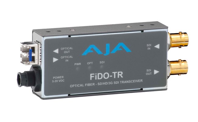 AJA FIDO TR Single-channel 3G-SDI And LC Fiber Transceiver