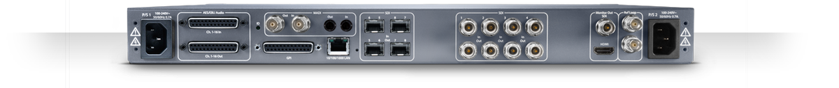 AJA FS4 1RU 4-Channel Frame Synchronizer and Converter - view 2