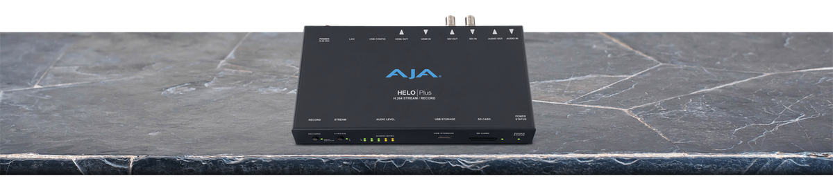 AJA HELO Plus H.264 Streaming and Recording Encoder - view 3