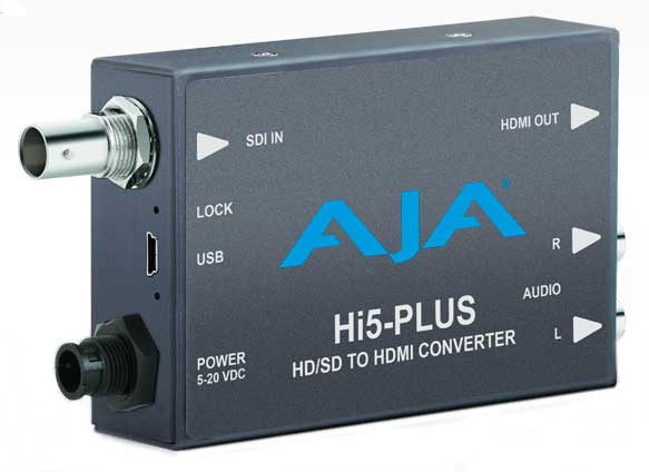AJA HI5 PLUS PsF-to-P Handling And A 1 M HDMI Cable