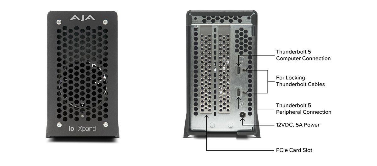 AJA Io Xpand Thunderbolt 5 PCIe Expansion Chassis - view 2
