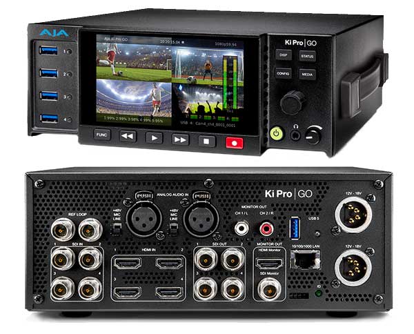 AJA Ki-Pro Go Multi-Channel HD H.264 USB 3.0 Recorder and Player