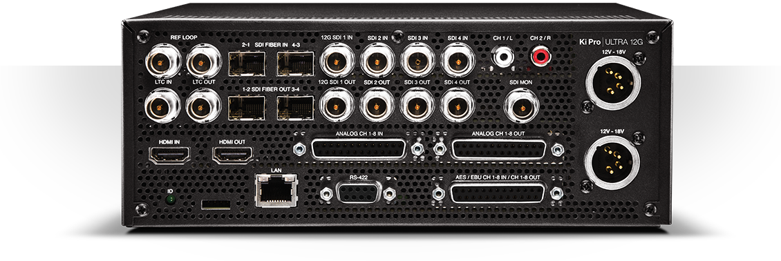 AJA Ki Pro Ultra 12G 4K/UltraHD/2K/HD Recorder and Player - view 3