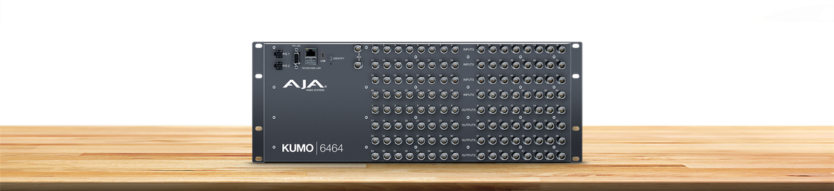 AJA KUMO6464 Compact 4RU 64x64 3G-SDI Router - view 2