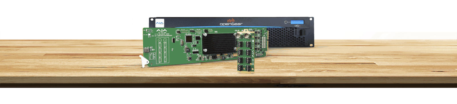AJA OG-12G-AMA openGear 8-Channel Analog Audio Embedder/Disembedder
