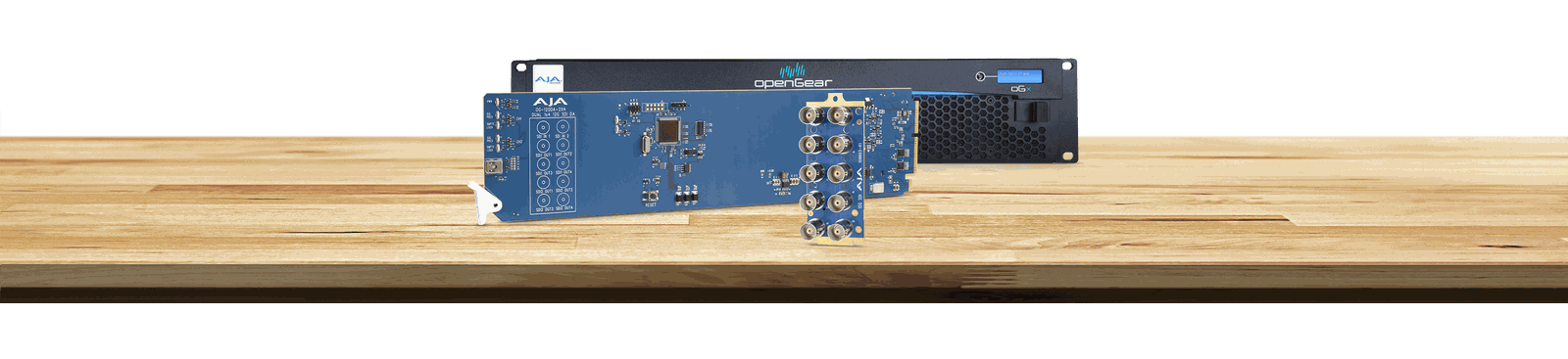 AJA OG-12GDA-2x4 openGear Dual 1x4 12G-SDI Distribution Amplifier