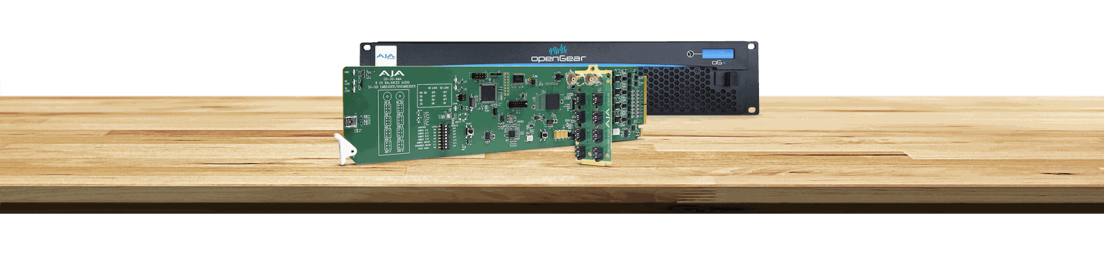 AJA OG-3G-AMA openGear 8-Channel Analog Audio Embedder/Disembedder