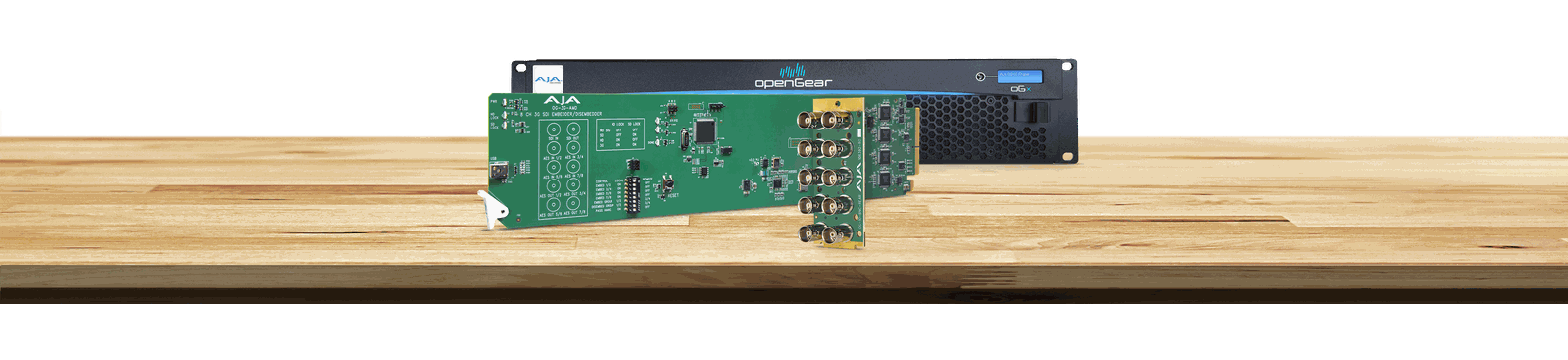 AJA OG-3G-AMD openGear 8-Channel AES Digital Audio Embedder/Disembedder