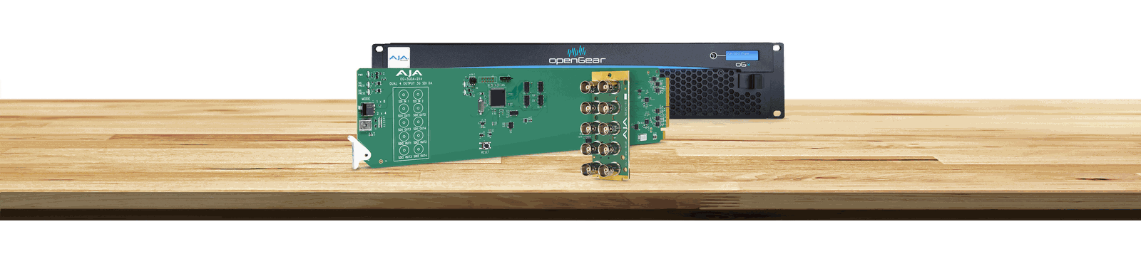 AJA OG-3GDA-2x4 openGear Dual 3G-SDI Distribution Amplifier