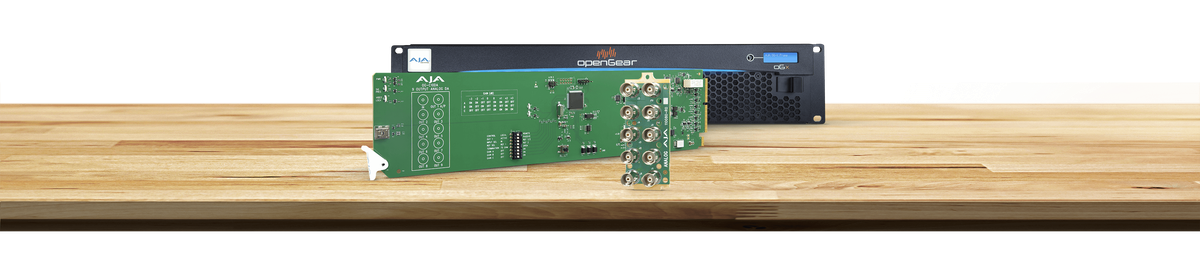 AJA OG-C10DA openGear 1x9 Analog Composite Distribution Amplifier