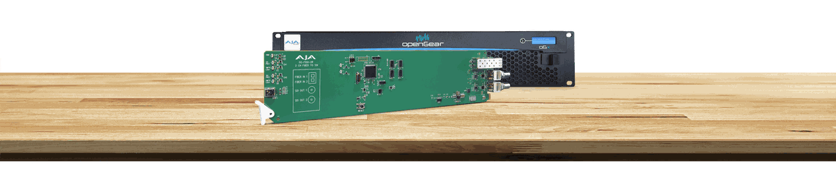 AJA OG-FiDO-2R openGear Dual-channel fiber-to-3G-SDI Converter