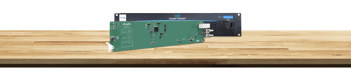 AJA OG-FiDO-R openGear fiber-to-3G-SDI Converter