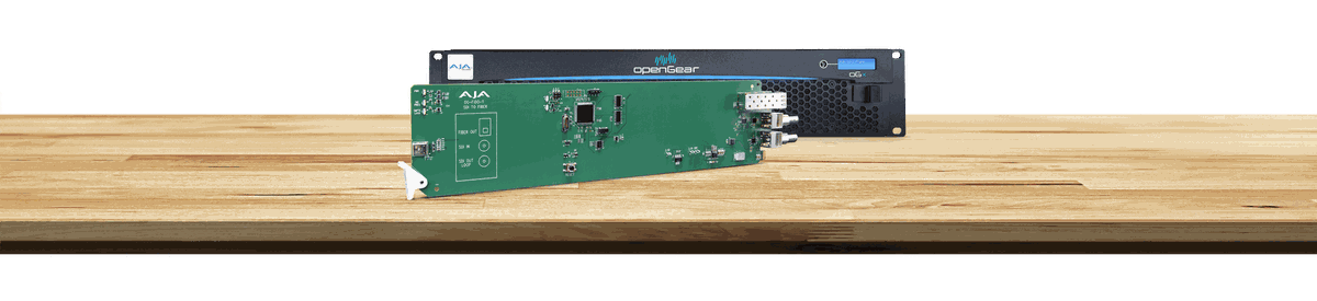 AJA OG-FiDO-T openGear 3G-SDI-to-fiber Converter